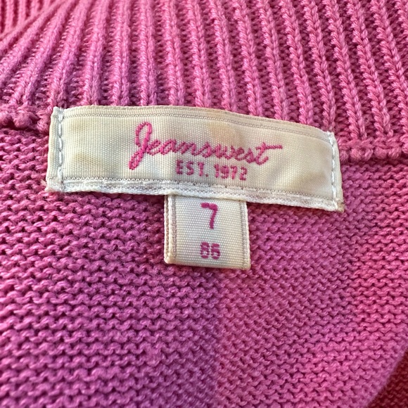Jeanswest Pink Fully Zipped Cardigan Sweater Sz S - Picture 11 of 13
